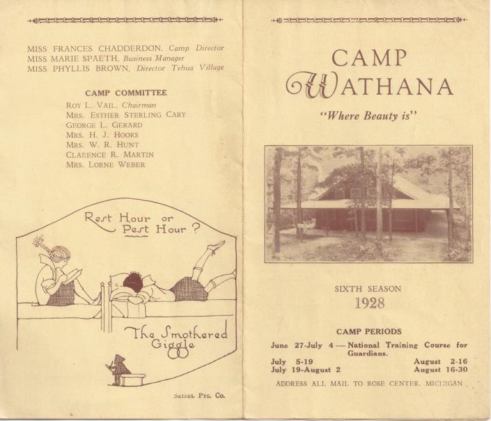 Camp Wathana brochure
